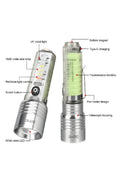 MULTI FUNCTIONAL RECHARGEABLE LED FLASH LIGHT