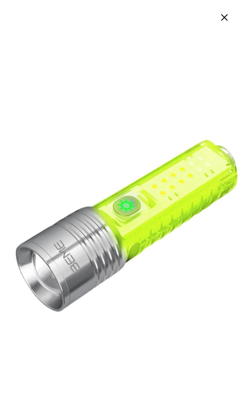 MULTI FUNCTIONAL RECHARGEABLE LED FLASH LIGHT