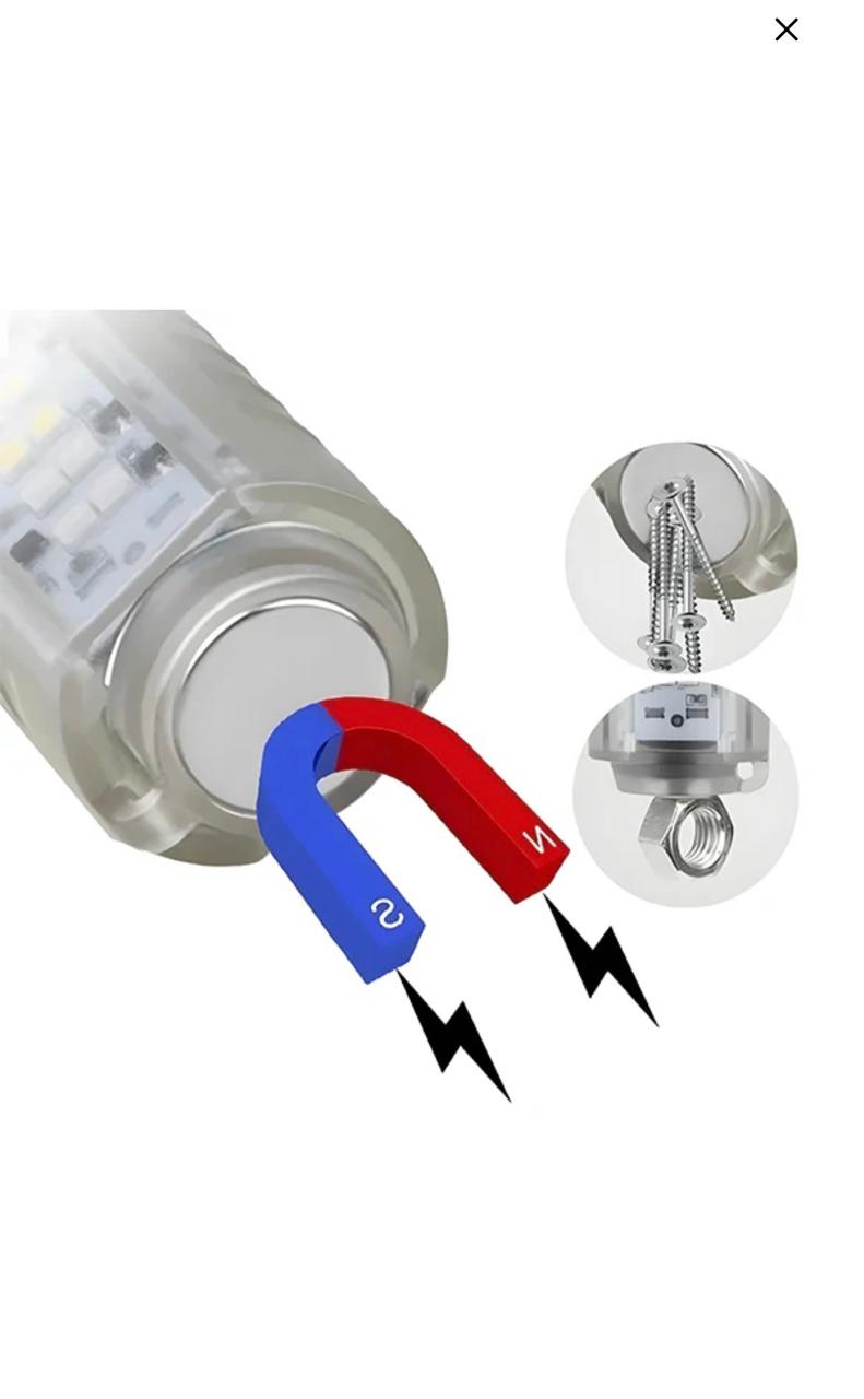 MULTI FUNCTIONAL RECHARGEABLE LED FLASH LIGHT