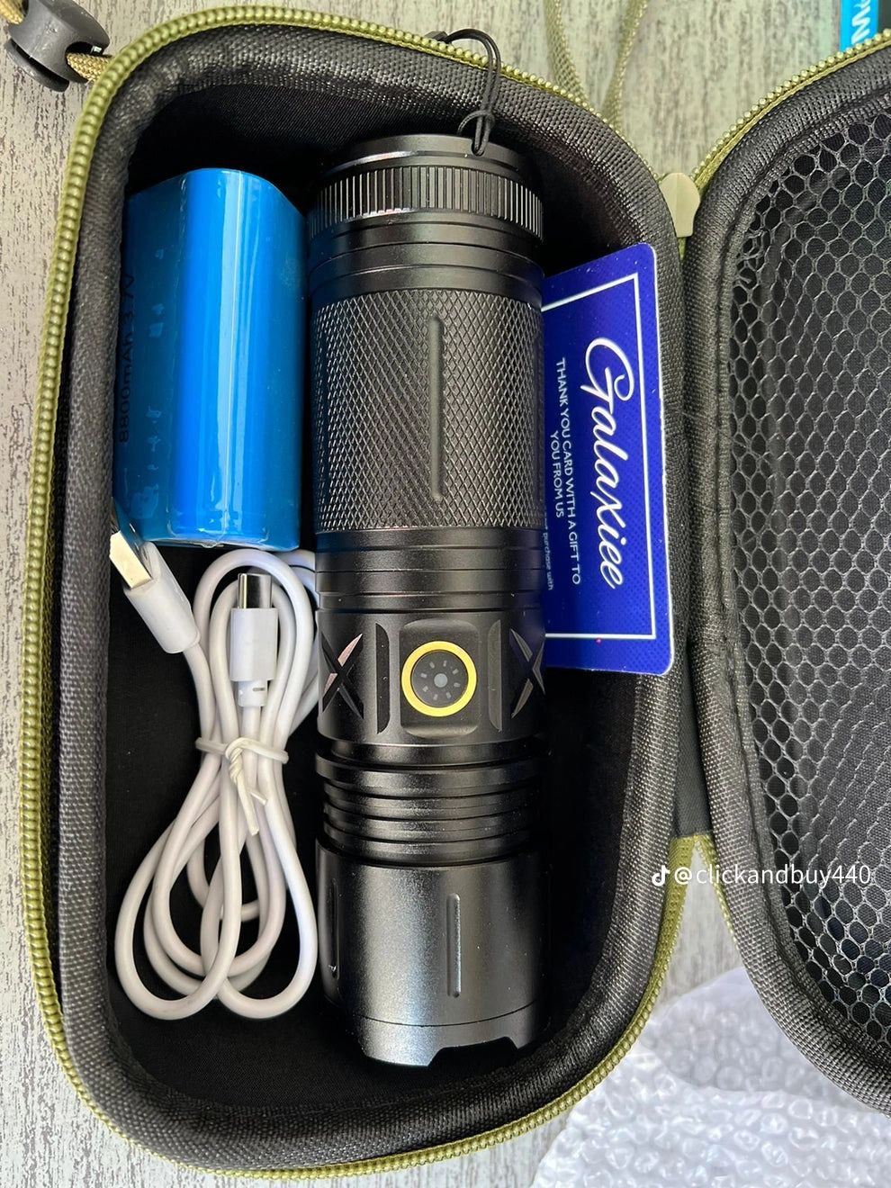🔦 P90 High Power Rechargeable Flashlight — Raat Ko Din Bana Do!