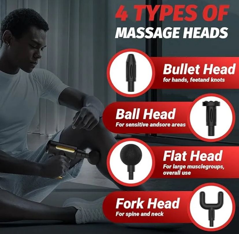 💪 Powerful Tissue Massage Gun — Dard Ka Dushman!