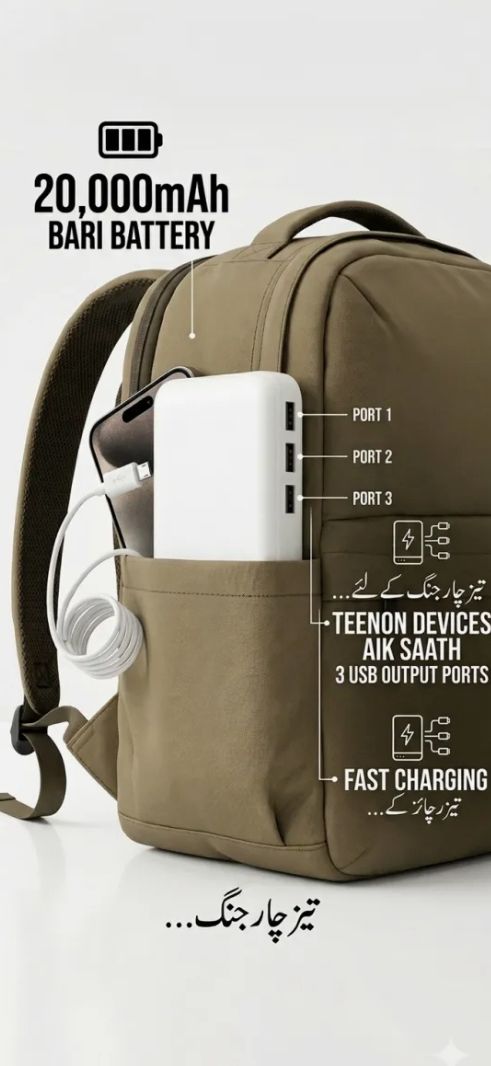 Bolt B153 Power Bank 20000mAh – Fast Charge, Kabhi Bhi Kahin Bhi!