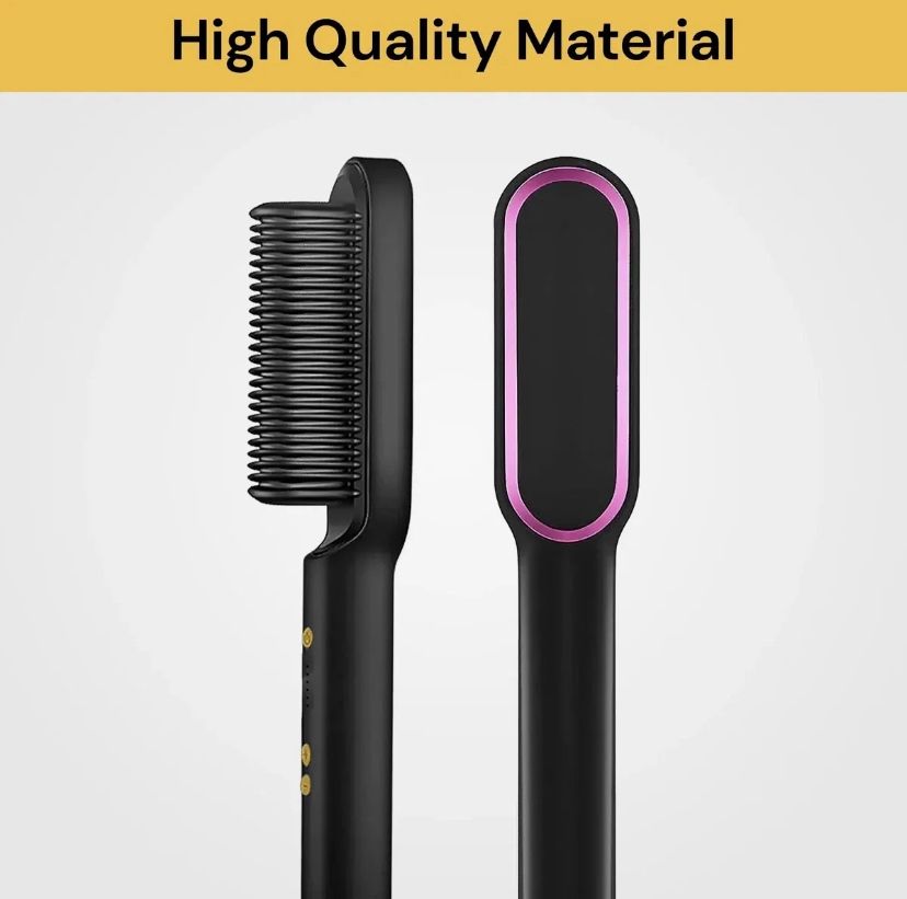 GlowSmooth Hair Straightener Brush 💇‍♀️ | Silky Straight Baal — Sirf 5 Minute Mein!