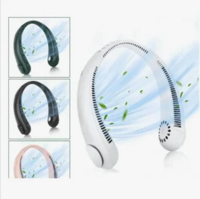 Bladeless Neck Fan – Hands-Free Portable Cooler