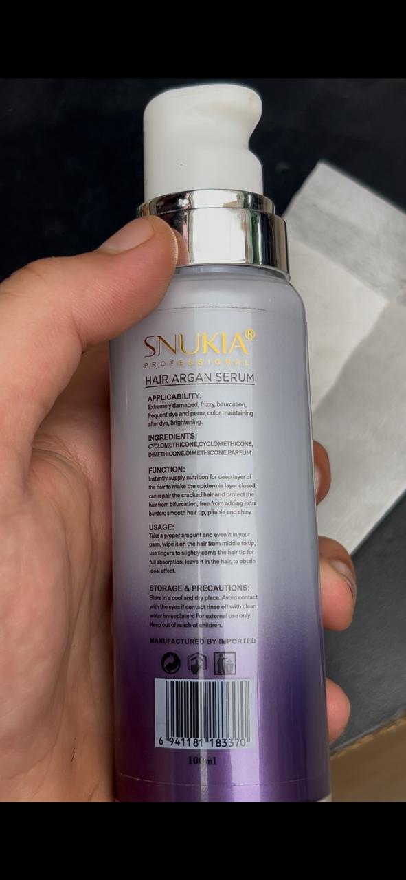 Snukia Professional Hair Argan Serum – Tamam Baalon Ke Liye | Free Delivery