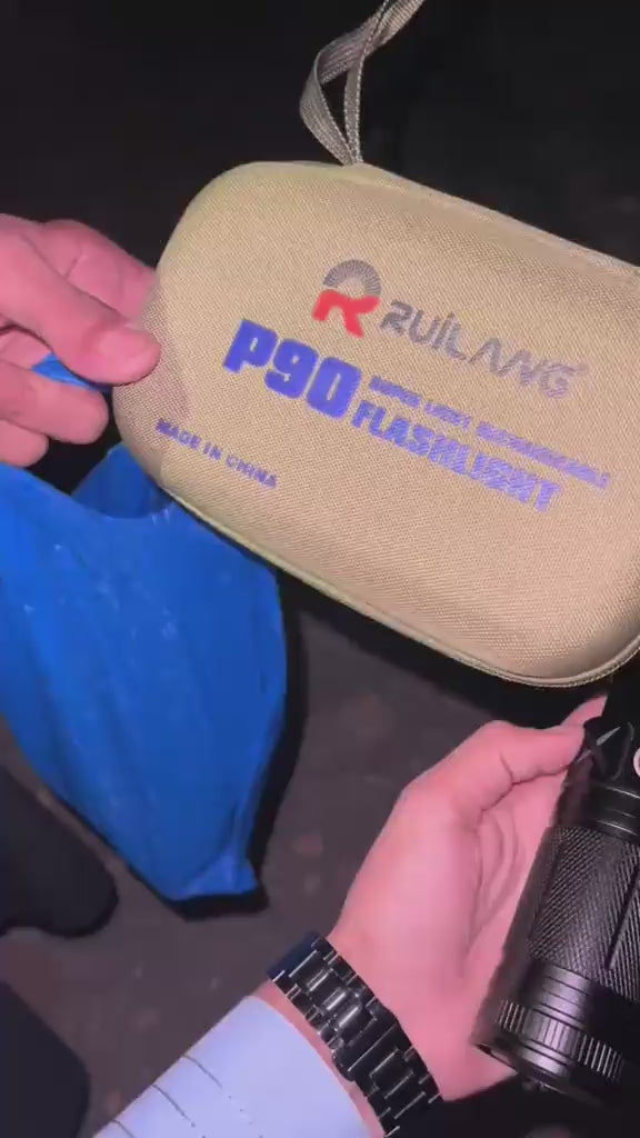 🔦 P90 High Power Rechargeable Flashlight — Raat Ko Din Bana Do!